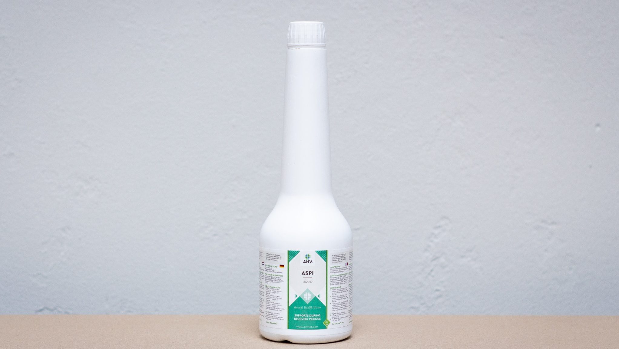 AHV Aspi Liquid bottle