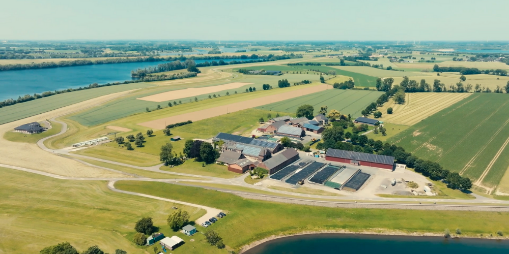 Rosenhof Farm in the Lower Rhine region, Germany