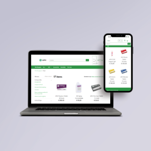 Webshop AHV - tegel call-to-action